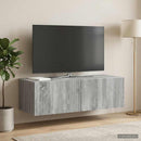 Væghængt TV-skab Grå sonoma-eg 98 x 41 x 30 cm Konstrueret træ