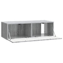 Væghængt TV-skab Grå sonoma-eg 98 x 41 x 30 cm Konstrueret træ