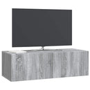 Væghængt TV-skab Grå sonoma-eg 98 x 41 x 30 cm Konstrueret træ