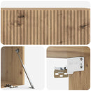 Væghængt TV-skab Artisan-eg 98 x 41 x 30 cm Konstrueret træ
