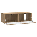 Væghængt TV-skab Artisan-eg 98 x 41 x 30 cm Konstrueret træ