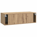 Væghængt TV-skab Artisan-eg 98 x 41 x 30 cm Konstrueret træ
