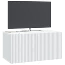 Væghængt TV-skab Hvid 59,5 x 31 x 30 cm Konstrueret træ