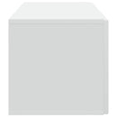 Væghængt TV-skab Hvid 59,5 x 31 x 30 cm Konstrueret træ
