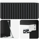Væghængt TV-skab Sort 59,5 x 31 x 30 cm Konstrueret træ