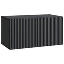 Væghængt TV-skab Sort 59,5 x 31 x 30 cm Konstrueret træ