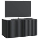 Væghængt TV-skab Sort 59,5 x 31 x 30 cm Konstrueret træ