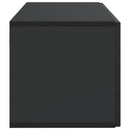 Væghængt TV-skab Sort 59,5 x 31 x 30 cm Konstrueret træ