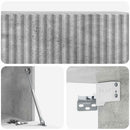 Væghængt TV-skab Betongrå 59,5 x 31 x 30 cm Konstrueret træ