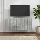 Væghængt TV-skab Betongrå 59,5 x 31 x 30 cm Konstrueret træ