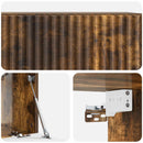 Væghængt TV-skab Røget eg 59,5 x 31 x 30 cm Konstrueret træ