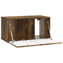 Væghængt TV-skab Røget eg 59,5 x 31 x 30 cm Konstrueret træ