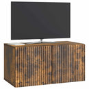 Væghængt TV-skab Røget eg 59,5 x 31 x 30 cm Konstrueret træ