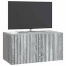 Væghængt TV-skab Vægmonteret Grå sonoma-eg 59,5 x 31 x 30 cm