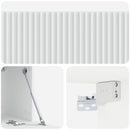 Væghængt TV-skab Hvid 78,5 x 31 x 30 cm Konstrueret træ