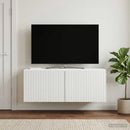 Væghængt TV-skab Hvid 78,5 x 31 x 30 cm Konstrueret træ
