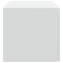 Væghængt TV-skab Hvid 78,5 x 31 x 30 cm Konstrueret træ