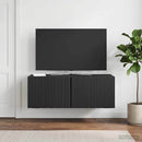 Væghængt TV-skab Sort 78,5 x 31 x 30 cm Konstrueret træ