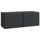 Væghængt TV-skab Sort 78,5 x 31 x 30 cm Konstrueret træ