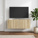 Væghængt TV-skab Sonoma-eg 78,5 x 31 x 30 cm Konstrueret træ