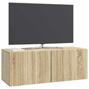 Væghængt TV-skab Sonoma-eg 78,5 x 31 x 30 cm Konstrueret træ