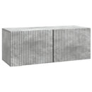Væghængt TV-skab Betongrå 78,5 x 31 x 30 cm Konstrueret træ