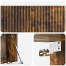 Væghængt TV-skab Røget eg 78,5 x 31 x 30 cm Konstrueret træ