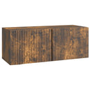 Væghængt TV-skab Røget eg 78,5 x 31 x 30 cm Konstrueret træ