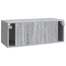 Væghængt TV-skab Vægmonteret Grå sonoma-eg 78,5 x 31 x 30 cm
