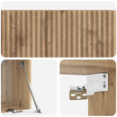 Væghængt TV-skab Artisan-eg 78,5 x 31 x 30 cm Konstrueret træ