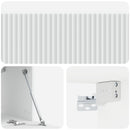 Væghængt TV-skab Hvid 98 x 31 x 30 cm Konstrueret træ