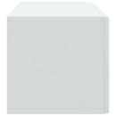 Væghængt TV-skab Hvid 98 x 31 x 30 cm Konstrueret træ