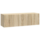 Væghængt TV-skab Sonoma-eg 98 x 31 x 30 cm Konstrueret træ