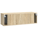 Væghængt TV-skab Sonoma-eg 98 x 31 x 30 cm Konstrueret træ