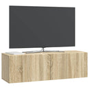 Væghængt TV-skab Sonoma-eg 98 x 31 x 30 cm Konstrueret træ