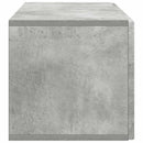 Væghængt TV-skab Betongrå 98 x 31 x 30 cm Konstrueret træ