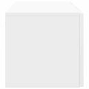 Væghængt TV-skab Hvid højglans 98 x 31 x 30 cm Konstrueret træ