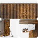 Væghængt TV-skab Røget eg 98 x 31 x 30 cm Konstrueret træ