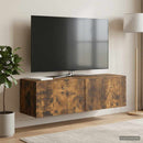 Væghængt TV-skab Røget eg 98 x 31 x 30 cm Konstrueret træ
