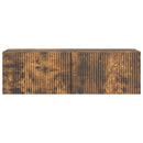 Væghængt TV-skab Røget eg 98 x 31 x 30 cm Konstrueret træ