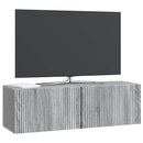 Væghængt TV-skab Grå sonoma-eg 98 x 31 x 30 cm Konstrueret træ