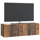 Væghængt TV-skab Gammelt træ 98 x 31 x 30 cm Konstrueret træ