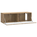 Væghængt TV-skab Artisan-eg 98 x 31 x 30 cm Konstrueret træ