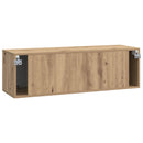Væghængt TV-skab Artisan-eg 98 x 31 x 30 cm Konstrueret træ