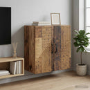 Vægmonteret skab Gammelt træ 59 x 31 x 60 cm Konstrueret træ