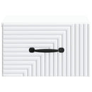 Væghængt Natbord 2 pcs Hvid 34,5 x 33 x 20 cm Konstrueret træ