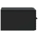 Væghængt Natbord 2 pcs Sort 34,5 x 33 x 20 cm Konstrueret træ