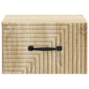 Væghængt Natbord med skuffe 2 pcs Sonoma-eg 34,5 x 33 x 20 cm