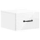 Væghængt Natbord 2 pcs Hvid højglans 34,5 x 33 x 20 cm