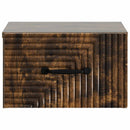 Væghængt Natbord Røget eg 34,5 x 33 x 20 cm Konstrueret træ